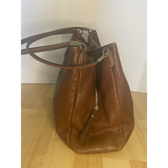 Coach Phoebe Madison Boho Leather Shoulder Bag Brown - Picture 7 of 14